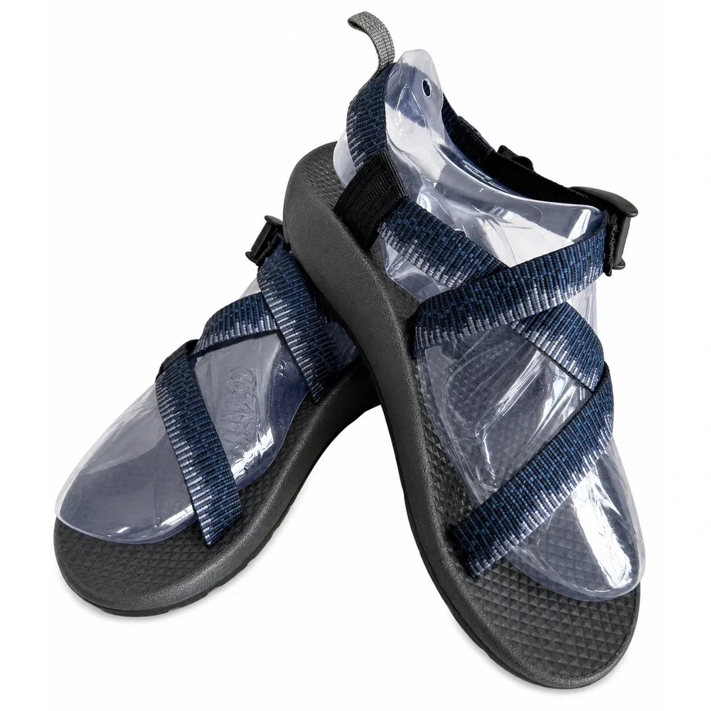 Chaco Z/1 Classic Sport Sandals Mens 6 Night Navy Excellent Hiking Water Shoes